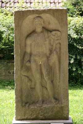 Relief Gottes Merkur