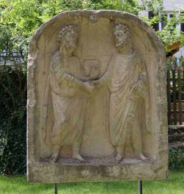 Relief zweier M�nner