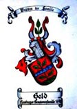 family coat of arms held