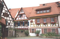 Images of half-timbered houses from Rottenburg