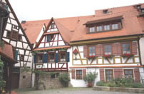 Images of half-timbered houses from Rottenburg