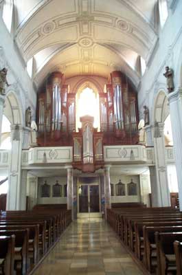 Dom Alte Ansicht ab. 1975 Jahrfeier Empore mit Orgel Bild Wolfgang Held