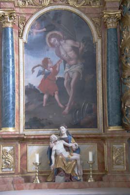 Klausen Kirche Seitenaltar