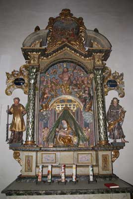 St. Moriz KircheAllerheiligenaltar von 1695 