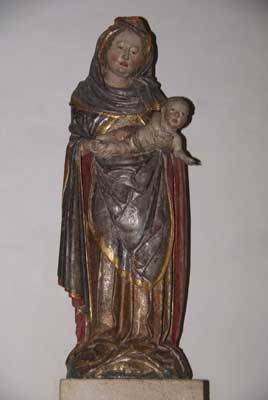 St. Moriz Kirche Madonna mit Kind