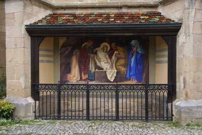 Aussen St. Moriz Kirche Grablege