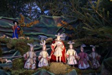 Engelch�re singen das Gotteslob und verk�nden den Frieden 