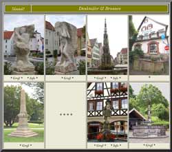 Bilder vom Denkmaler und Brunnen in Rottenburg a/N